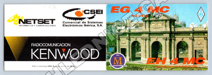 Pohlednice Španělsko Madrid QSL karta EG4MC 1992 (M34543)