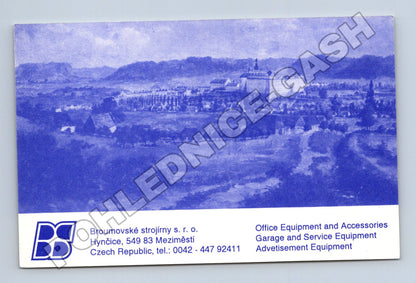 Pohlednice Broumov klášter QSL OK1FOD 1994 (M34551)