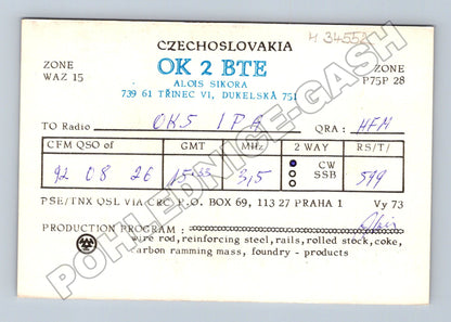 Pohlednice Třinec hutní závody 1992 (M34552)
