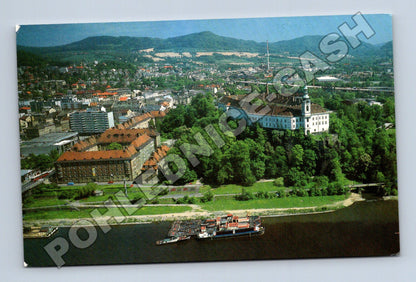Pohlednice Děčín zámek a město 1992 (M34556)