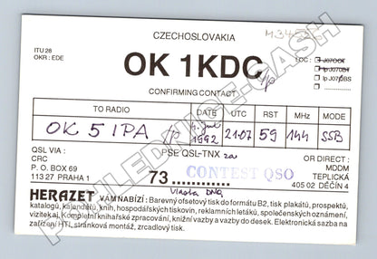 Pohlednice Děčín zámek a město 1992 (M34556)