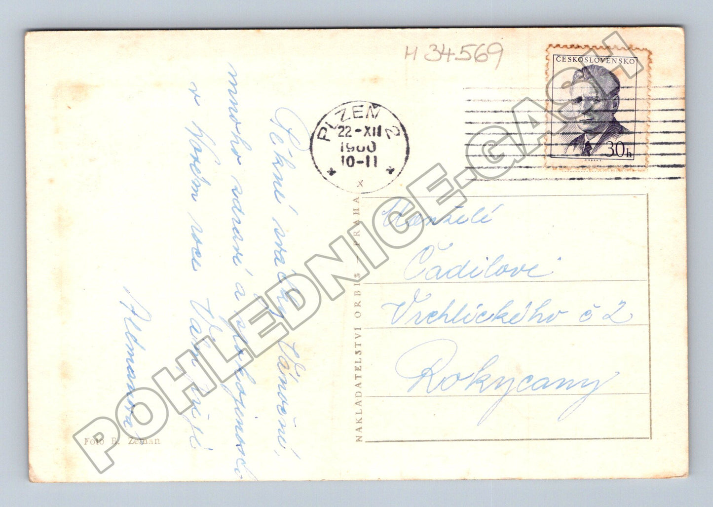 Pohlednice Československo zimní motiv Radostné Vánoce 1940 (M34569)