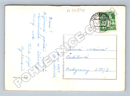 Pohlednice Československo zimní krajina 1960 (M34570)