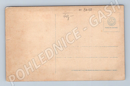 Pohlednice dáma v zimním klobouku 1902 (M3458)