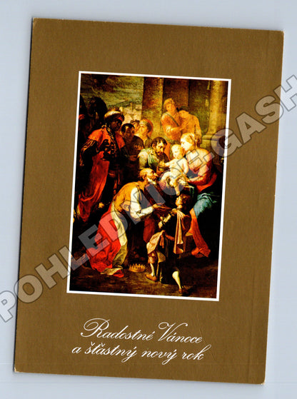 Pohlednice Radostné Vánoce a šťastný nový rok 2007 (M34592)