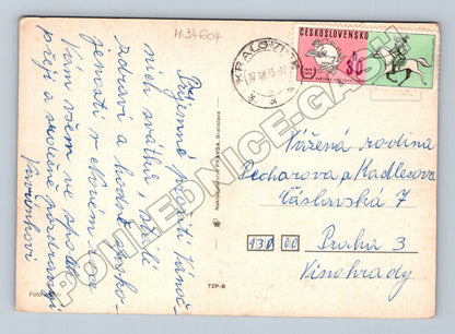 Pohlednice Československo vánoční motiv ořechy 1975 (M34604)