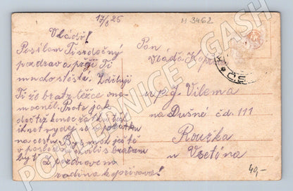 Pohlednice portrét dámy 1925 kolor (M3462)