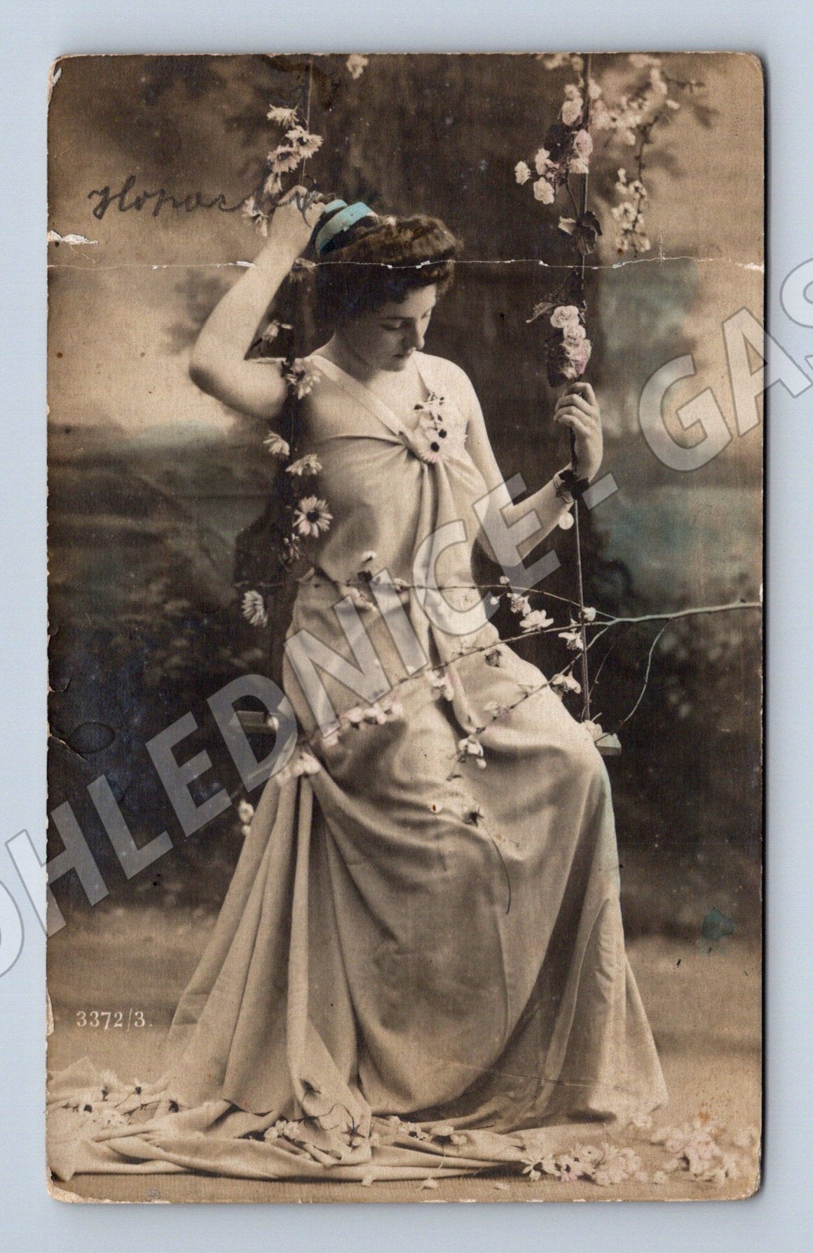 Pohlednice žena kolor motiv 1911 (M3463)