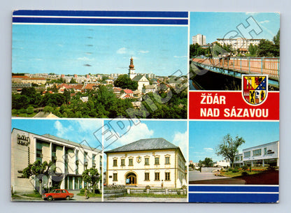 Pohlednice Žďár nad Sázavou více záběrů 1971 (M34671)