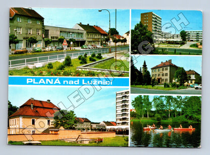 Pohlednice Planá nad Lužnicí různé pohledy 1982 (M34675)