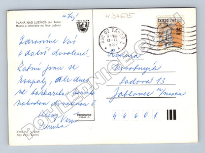 Pohlednice Planá nad Lužnicí různé pohledy 1982 (M34675)