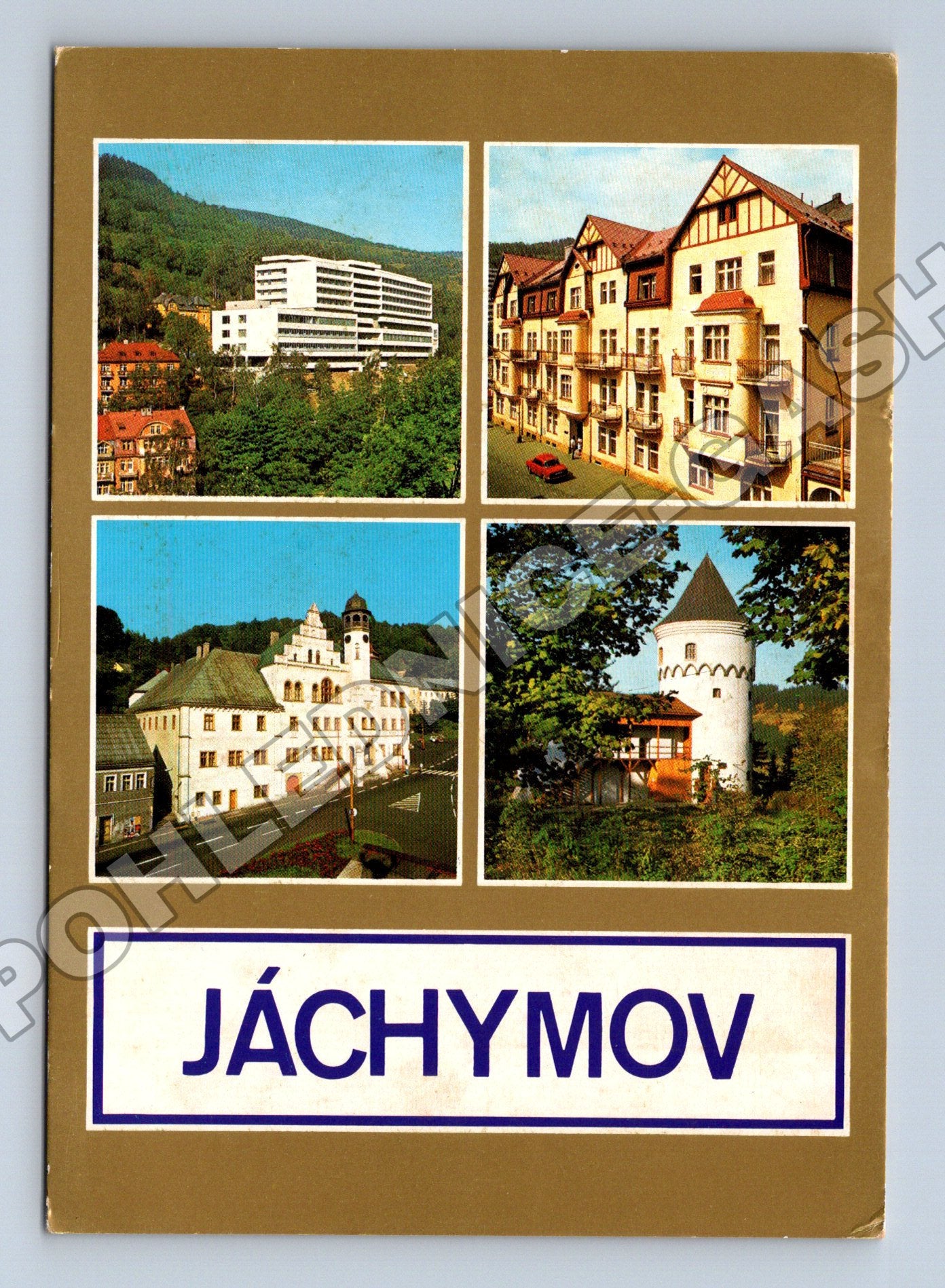 Pohlednice Jáchymov multi-view 1960s (M34678)
