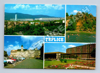 Pohlednice Teplice více pohledů 1970s (M34685)