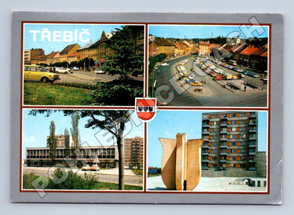 Pohlednice Třebíč různé pohledy 1980s (M34692)