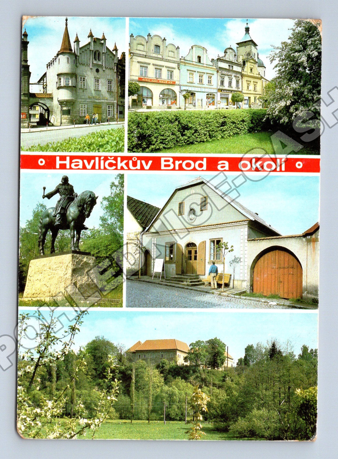 Pohlednice Havlíčkův Brod a okolí koláž (M34694)