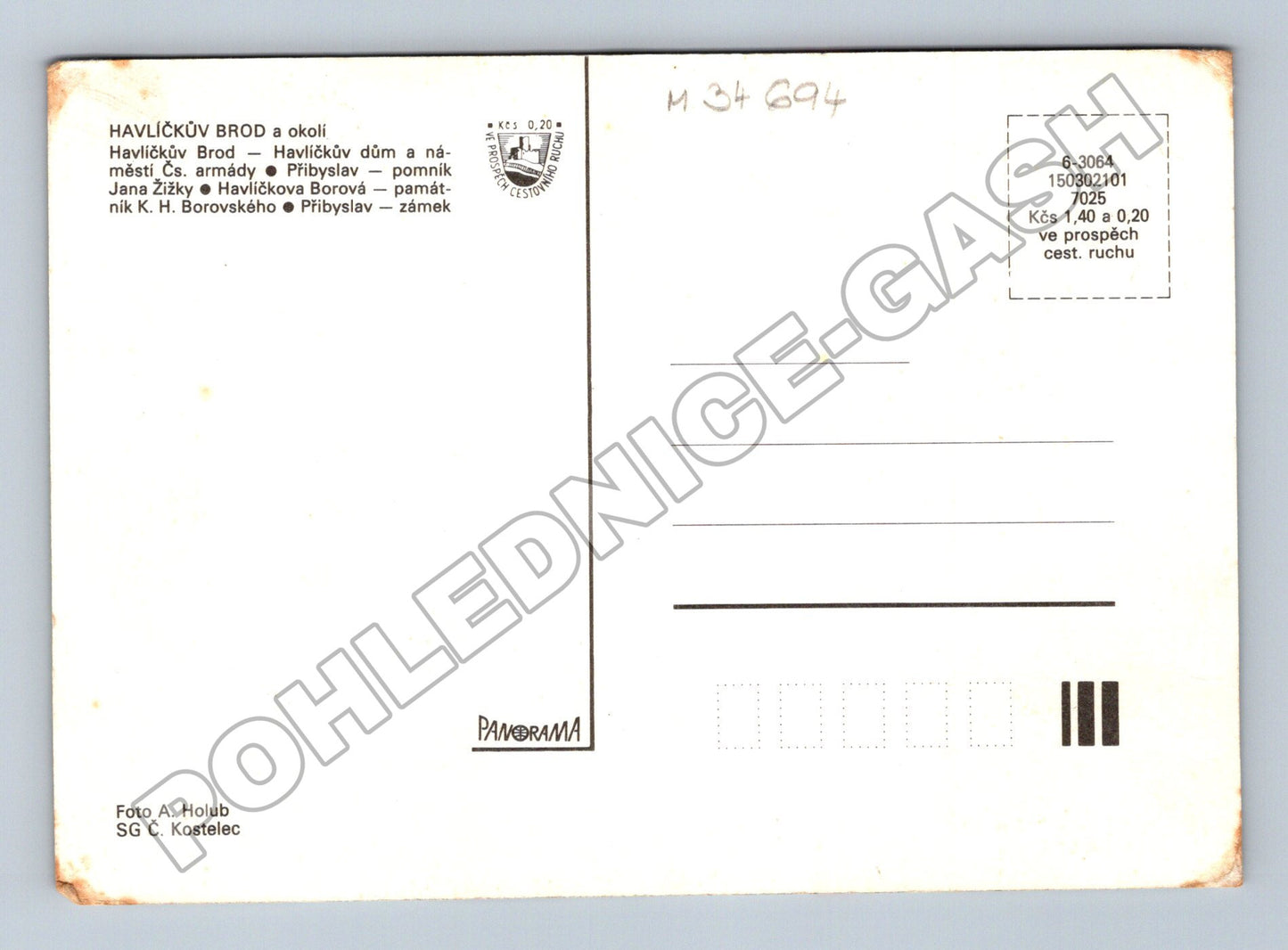 Pohlednice Havlíčkův Brod a okolí koláž (M34694)