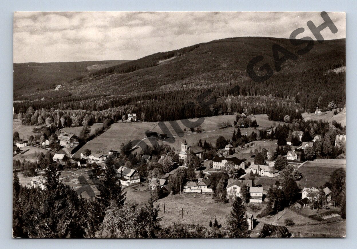 Pohlednice Harrachov Krkonoše historická Orbis prošlá (M347)