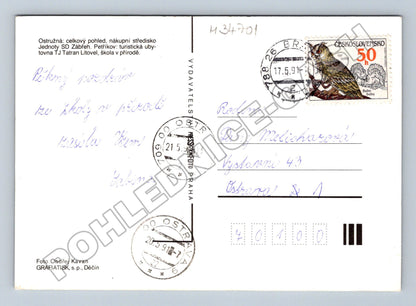 Pohlednice Ostružná Petříkov 1991 (M34701)