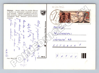 Pohlednice Olomouc vícepohled 1972 (M34702)