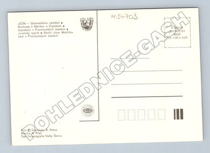 Pohlednice Jičín Rumcajs, náměstí a okolí (M34703)