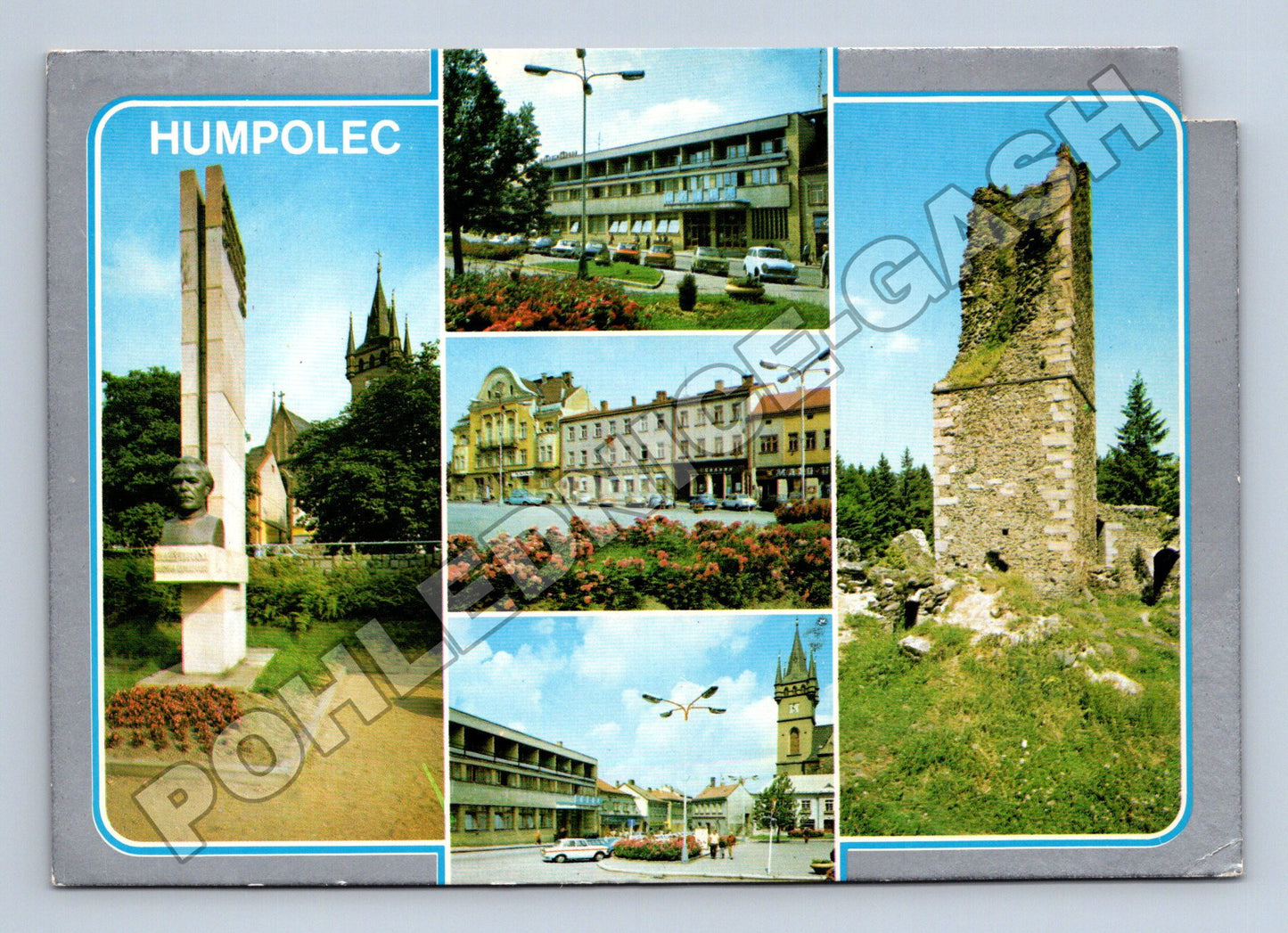 Pohlednice Humpolec multizáber 1981 (M34712)