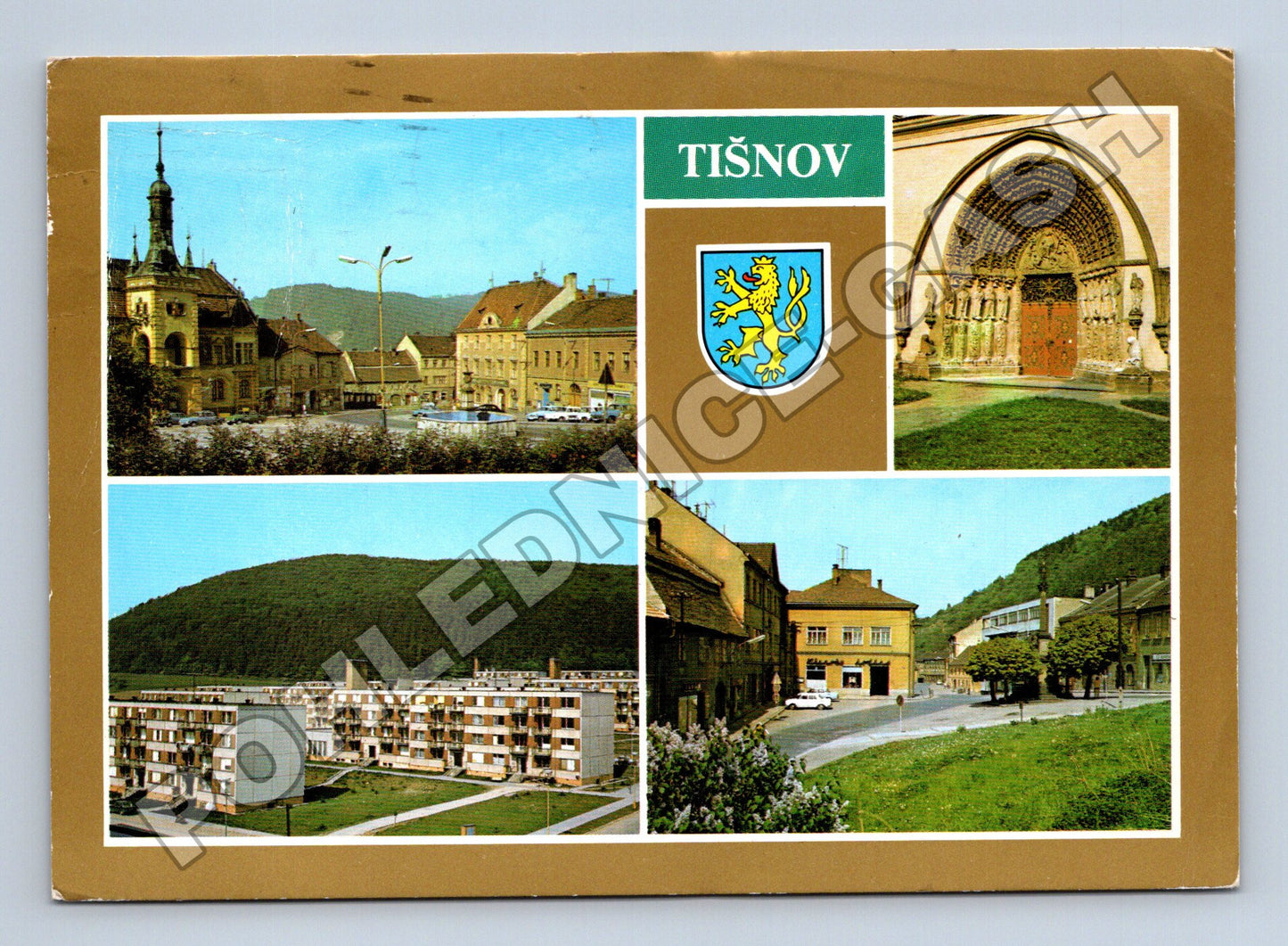 Pohlednice Tišnov více motivů 1986 (M34715)