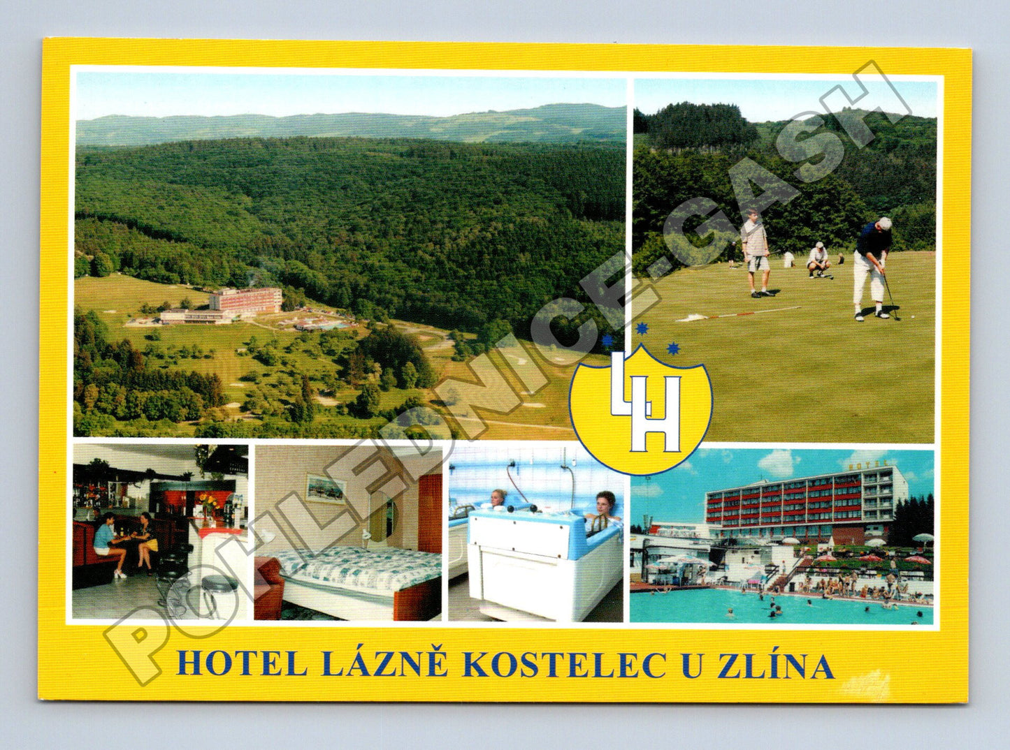 Pohlednice Lázně Kostelec u Zlína 1997 (M34722)