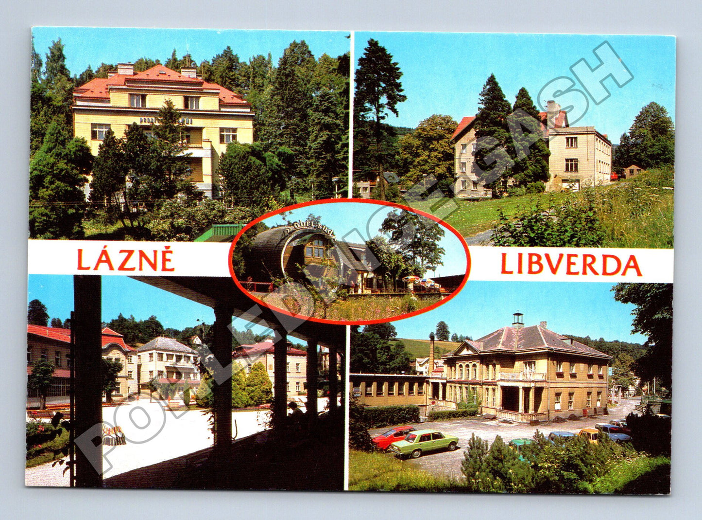 Pohlednice Lázně Libverda více záběrů (M34723)