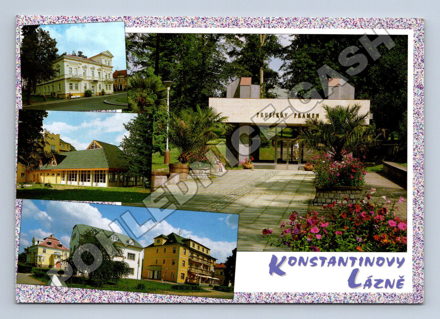 Pohlednice Konstantinovy Lázně Prusíkův pramen 1994 (M34727)