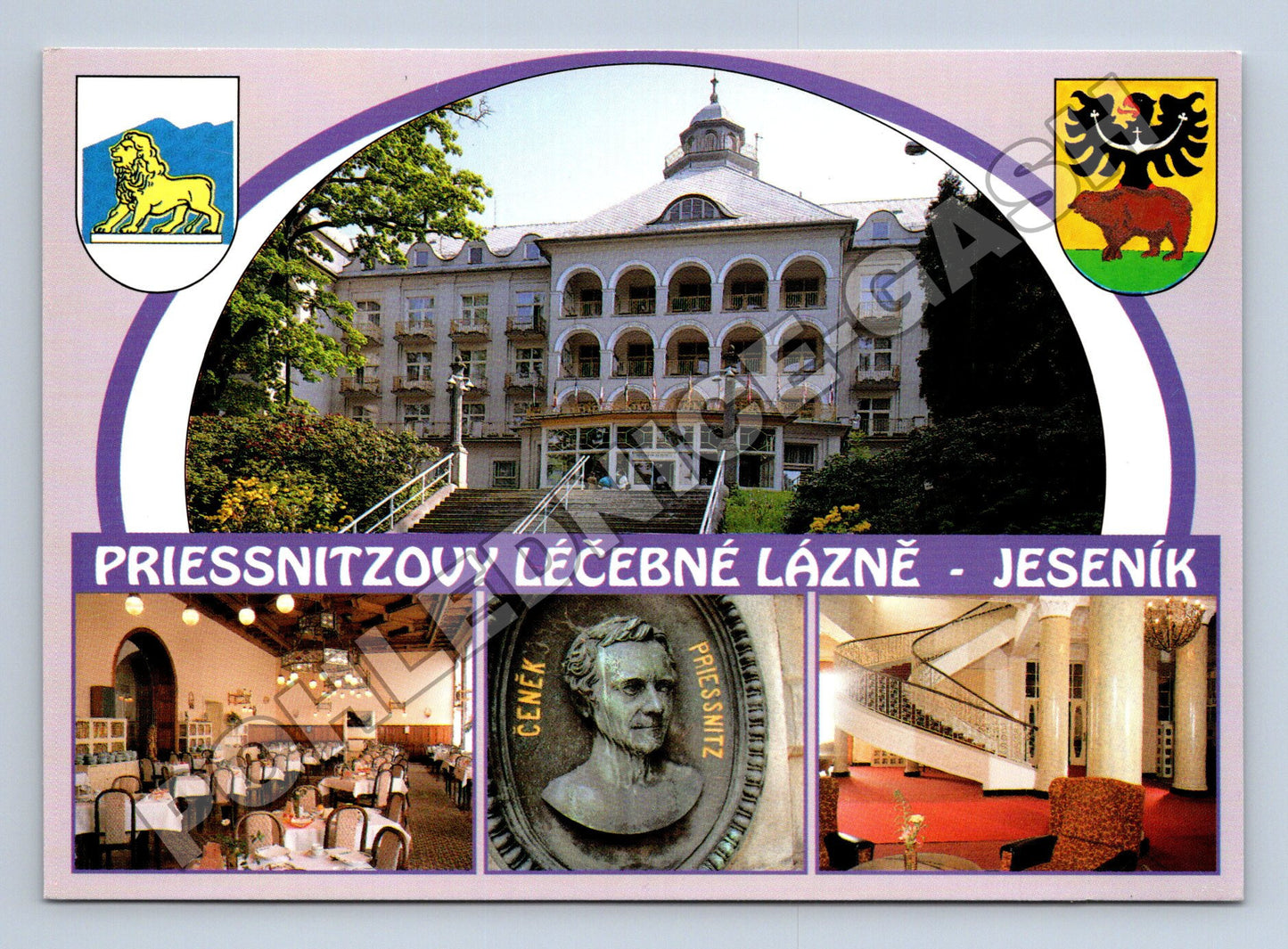 Pohlednice Jeseník Priessnitzovy léčebné lázně (M34731)