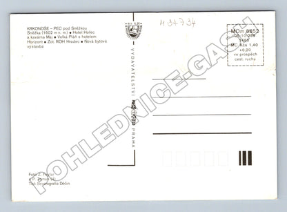 Pohlednice Krkonoše Pec pod Sněžkou zimní motiv (M34734)