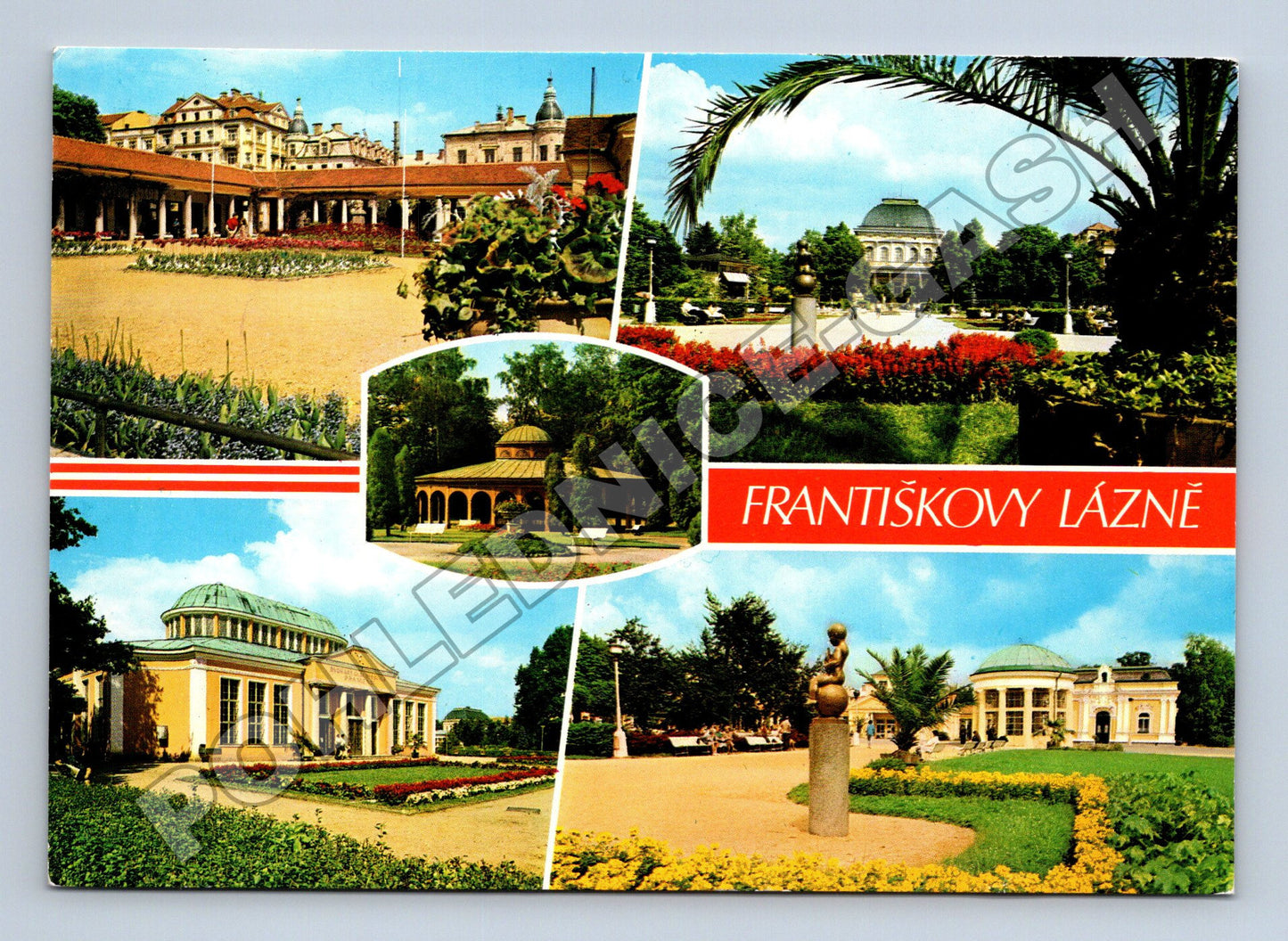 Pohlednice Františkovy Lázně různé pohledy (M34735)
