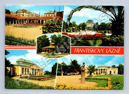 Pohlednice Františkovy Lázně různé pohledy (M34735)