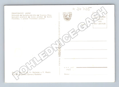 Pohlednice Františkovy Lázně různé pohledy (M34735)