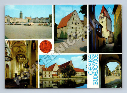 Pohlednice České Budějovice různé pohledy 1970 (M34741)