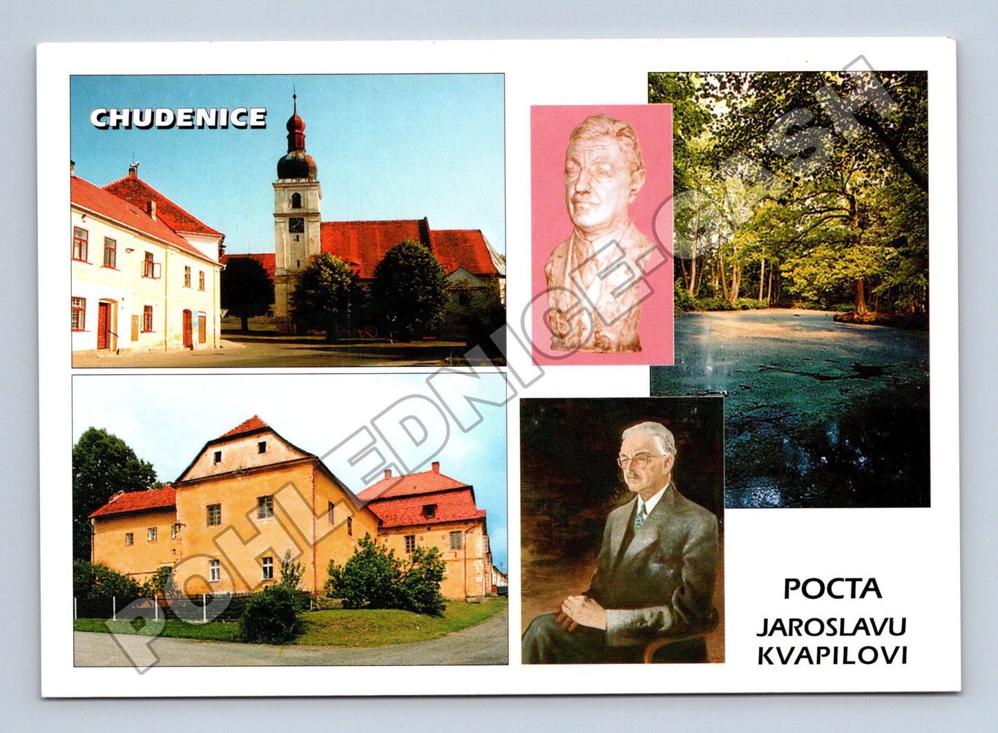 Pohlednice Chudenice pocta Jaroslavu Kvapilovi (M34742)