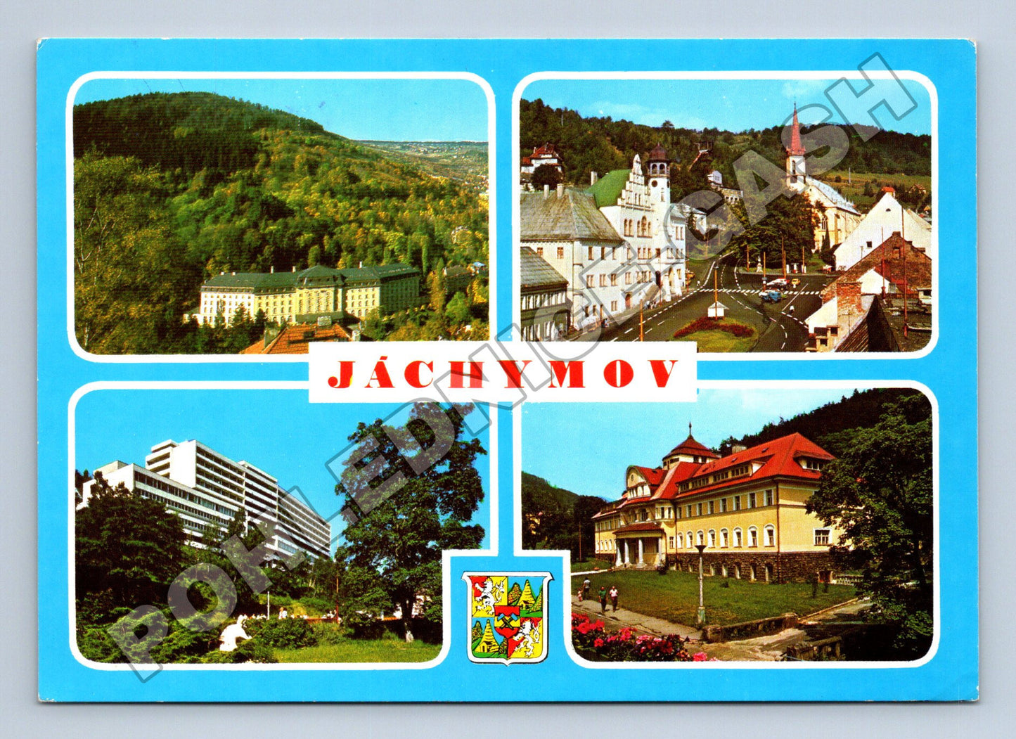 Pohlednice Jáchymov multi-view 1973 (M34743)