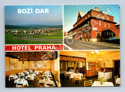 Pohlednice Boží Dar Hotel Praha a okolí (M34744)
