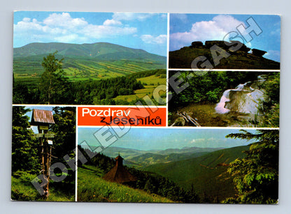 Pohlednice Jeseníky multi-pohled (M34748)