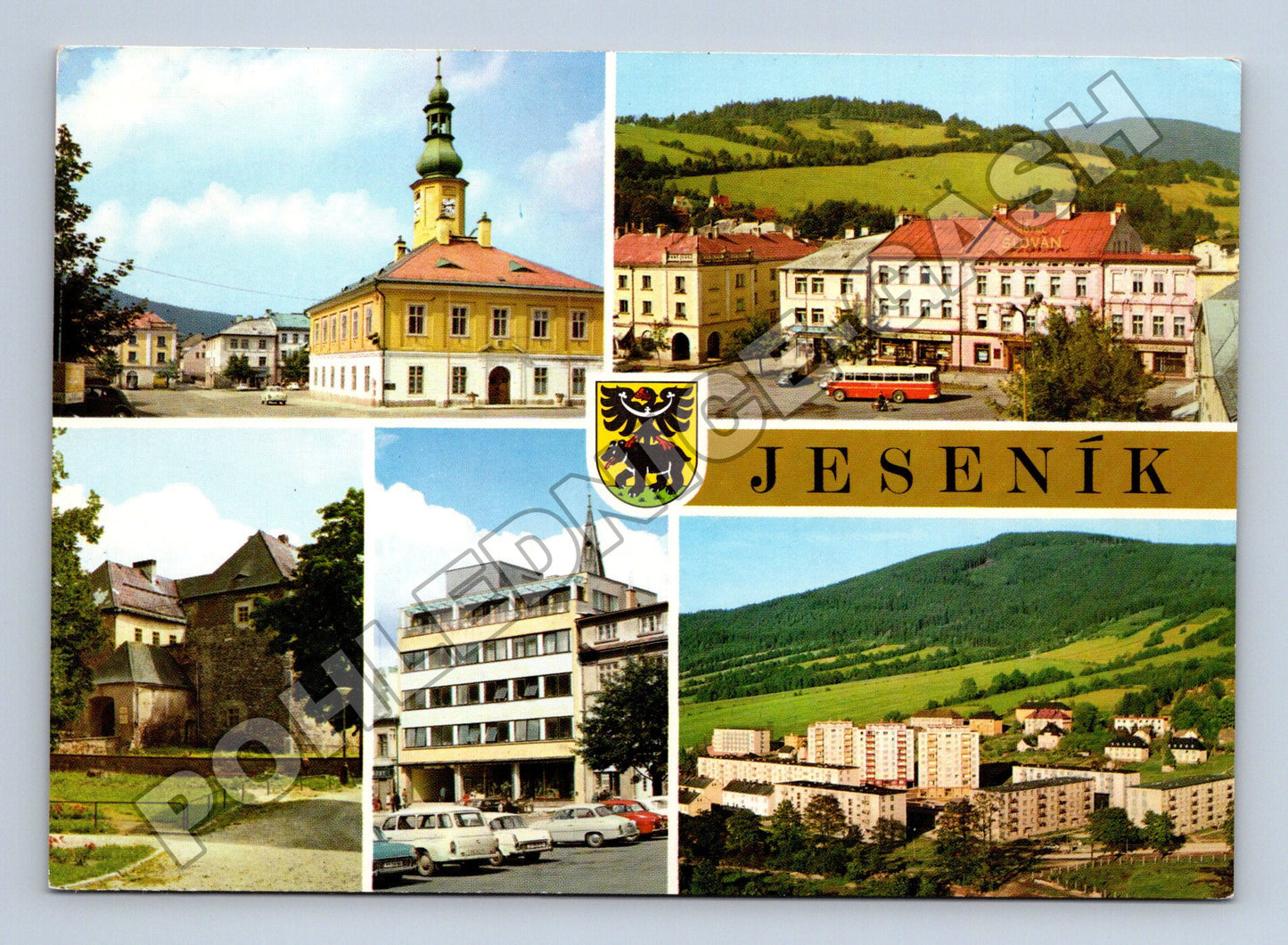 Pohlednice Jeseník různé motivy (M34749)