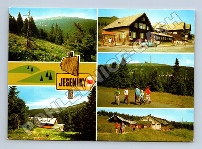Pohlednice Jeseníky Praděd horské chaty 1975 (M34750)