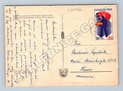 Pohlednice Orlické hory Deštné koláž 1972 (M34756)