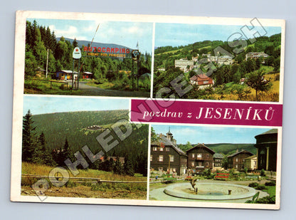 Pohlednice Jeseníky Vrbno pod Pradědem Karlova Studánka 1971 (M34759)