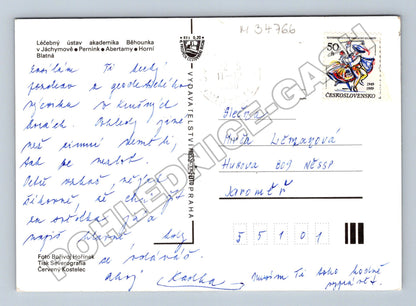 Pohlednice Krušné Hory zimní motivy 1989 (M34766)