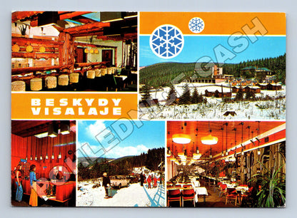 Beskydy Visalaje Hotel interiéry exteriéry cca 1970 (M34767)