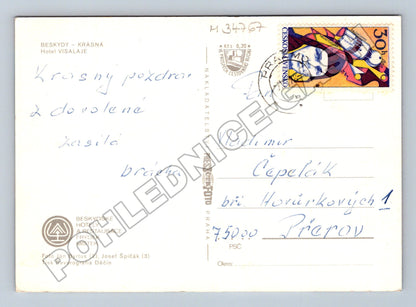 Beskydy Visalaje Hotel interiéry exteriéry cca 1970 (M34767)