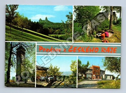 Pohlednice Český ráj kompilace Trosky Valdštejn (M34775)