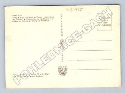 Pohlednice Český ráj kompilace Trosky Valdštejn (M34775)