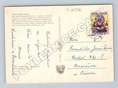 Pohlednice Prachovské skály 1979 (M34776)