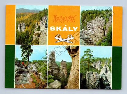 Pohlednice Prachovské skály skalní město 1969 (M34778)